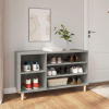 vidaXL Botník betónovo sivý 102x36x60 cm spracované drevo vidaXL Botník betónovo sivý 102x36x60 cm spracované drevo