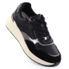 Dámske kožené čižmy Filippo DP7105/25 v čiernej metalíze 36 Dámske kožené čižmy Filippo DP7105/25 v čiernej metalíze 36