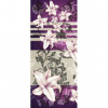 Dverová fototapeta - FT2996 - Fialové abstraktné kvety 91cm x 211cm - Samolepiaca fólia Dverová fototapeta - FT2996 - Fialové abstraktné kvety 91cm x 211cm - Samolepiaca fólia