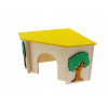 PINOKIO Domček Rohový Domček pre Škrečka 16cm PINOKIO Domček Rohový Domček pre Škrečka 16cm