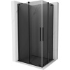 Mexen Velar L Duo, sprchový kút s posuvnými dverami 90 x 80 cm, 8mm šedé sklo, čierna matná, 871-090-080-02-43-70 Mexen Velar L Duo, sprchový kút s posuvnými dverami 90 x 80 cm, 8mm šedé sklo, čierna matná, 871-090-080-02-43-70