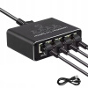 ADAPTÉR ROZBOČOVAČ MINI SWITCH SPLITTER LAN ETHERNET 4X RJ45 1000MBPS 1GB ADAPTÉR ROZBOČOVAČ MINI SWITCH SPLITTER LAN ETHERNET 4X RJ45 1000MBPS 1GB