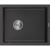 Mexen Pedro granitový kuchynský drez 1-komorový 560 x 460 mm, čierny bodkovaný, chrómový sifón - 6508561000-76 Mexen Pedro granitový kuchynský drez 1-komorový 560 x 460 mm, čierny bodkovaný, chrómový sifón - 6508561000-76