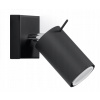 Moderný lampa Svätý prsteň 1 čierna tuba sollux (Moderná lampa Nástenná lampa RING 1 Čierna trubica SOLLUX) Moderný lampa Svätý prsteň 1 čierna tuba sollux (Moderná lampa Nástenná lampa RING 1 Čierna trubica SOLLUX)