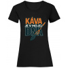 Káva je v mojej DNA - Čierna , Dámske , XL Káva je v mojej DNA - Čierna , Dámske , XL
