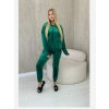Włoski Velúrová súprava mikina+ nohavice jasne zelená Włoski Velúrová súprava mikina+ nohavice jasne zelená