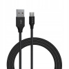 Kábel Devia USB - USB typ C 2 m čierny Kábel Devia USB - USB typ C 2 m čierny