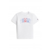 Tommy Hilfiger tričko detské bavlnené s elastanom KN0KN02354.PPY2 biela 80 Tommy Hilfiger tričko detské bavlnené s elastanom KN0KN02354.PPY2 biela 80
