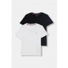 Tommy Hilfiger basic tričko detské bavlnené 2-pak UB0UB00310.PPY2 biela 164-176 Tommy Hilfiger basic tričko detské bavlnené 2-pak UB0UB00310.PPY2 biela 164-176
