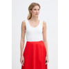 Tommy Hilfiger top dámsky s viskózou WW0WW52112 béžová XS Tommy Hilfiger top dámsky s viskózou WW0WW52112 béžová XS