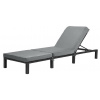 Ratanové lehátko BestBerg BBRF-1140BL / nosnosť 120 kg / 180 g/m² / oceľ/polyester / čierna/sivá Ratanové lehátko BestBerg BBRF-1140BL / nosnosť 120 kg / 180 g/m² / oceľ/polyester / čierna/sivá