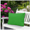 Záhradný vankúš vodeodolný 50x70 cm zelený Zelená 50 x 70 cm Záhradný vankúš vodeodolný 50x70 cm zelený Zelená 50 x 70 cm