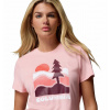 Ruby Springs Graphic Fitted SS Ruby Springs Graphic Fitted Damske Tricko Kratky Rukav Farba: Pink Sand, Get Hiked, Veľkosť: XS 2120061670 Ruby Springs Graphic Fitted SS Ruby Springs Graphic Fitted Damske Tricko Kratky Rukav Farba: Pink Sand, Get Hiked, Veľkosť: XS 2120061670