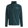 adidas Terrex Multi Essentials half Zip Fleece Jacket Ivy Green S adidas Terrex Multi Essentials half Zip Fleece Jacket Ivy Green S