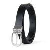 Dámsky kožený opasok NOBLEHIDE SILVER, 2.5 cm, Čierny Dámsky kožený opasok NOBLEHIDE SILVER, 2.5 cm, Čierny