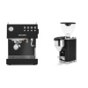 Ascaso Steel DUO, Black + Rocket Espresso GIANNINO, black/chrome Ascaso Steel DUO, Black + Rocket Espresso GIANNINO, black/chrome