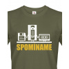 Pánske tričko s retro motívom Spomíname, Barva Military - 69, Velikost XS Bezvatriko.cz 0492 Pánske tričko s retro motívom Spomíname, Barva Military - 69, Velikost XS Bezvatriko.cz 0492