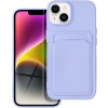 Silikónové puzdro na Apple iPhone 14 Pro Max Forcell Card fialové Silikónové puzdro na Apple iPhone 14 Pro Max Forcell Card fialové