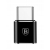 Adaptér Baseus microUSB na USB-C čierny Adaptér Baseus microUSB na USB-C čierny