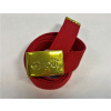 pánsky látkový opasok SPLIT GOLD RED BELT Red/Gold pánsky látkový opasok SPLIT GOLD RED BELT Red/Gold