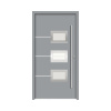 Hliníkovo-oceľové vchodové dvere bezpečnostné Hera RC2 110 x 210 cm P sivé Hliníkovo-oceľové vchodové dvere bezpečnostné Hera RC2 110 x 210 cm P sivé