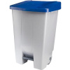 Gastro Odpadkový kôš nášľapný 80 l, sivá/modrá Gastro Odpadkový kôš nášľapný 80 l, sivá/modrá