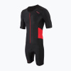 Pánsky triatlonový oblek ZONE3 Activate s krátkym rukávom a celým zipsom black/red Pánsky triatlonový oblek ZONE3 Activate s krátkym rukávom a celým zipsom black/red