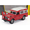 LAND ROVER Land Rover 110 1976 1:24 Bburago červená biela LAND ROVER Land Rover 110 1976 1:24 Bburago červená biela