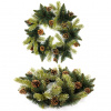 ABC Veniec vianočný smrek šiška/vetvičky 3D 40 cm ABC Veniec vianočný smrek šiška/vetvičky 3D 40 cm
