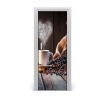 Samolepiace fototapety na dvere šálka kávy 75x205 Samolepiace fototapety na dvere šálka kávy 75x205