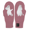 Moiko Merino palčiaky Moomin in love, ružové / reflexné, Veľkosť M Moiko Merino palčiaky Moomin in love, ružové / reflexné, Veľkosť M