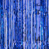 Dekoračný záves metalický modrý 100 x 200 cm Dekoračný záves metalický modrý 100 x 200 cm