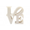 Soft Love dekorácia biela 19 cm Soft Love dekorácia biela 19 cm