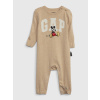 GAP Baby overal Gap & Disney Hnedá 6-12M GAP Baby overal Gap & Disney Hnedá 6-12M