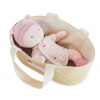 Doudou Jolijou Bábika Pola v taške do kočíka 28 cm Doudou Jolijou Paris Doudou Jolijou Bábika Pola v taške do kočíka 28 cm Doudou Jolijou Paris