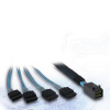 INTER-TECH kabel (SFF-8643) Mini-SAS HD na 4x SATA, 0,5m INTER-TECH kabel (SFF-8643) Mini-SAS HD na 4x SATA, 0,5m