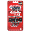 Gillette Blue 3 (Blue3) Plus Red strojček na holenie 3ks Gillette Blue 3 (Blue3) Plus Red strojček na holenie 3ks