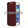 Kožený obal Samsung Galaxy S IV Mini – Flip Cover – hnedá Kožený obal Samsung Galaxy S IV Mini – Flip Cover – hnedá