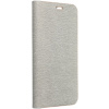 Diárové puzdro na Apple iPhone 14 Forcell LUNA Gold strieborné Diárové puzdro na Apple iPhone 14 Forcell LUNA Gold strieborné