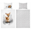 Detská posteľná bielizeň 2-dielna bambusová 135x100 Zajačik Sivá Detexpol 4786 B Detská posteľná bielizeň 2-dielna bambusová 135x100 Zajačik Sivá Detexpol 4786 B