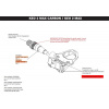 Náhradní osa LOOK Keo 2 Max D12V37 - Left Axle Náhradní osa LOOK Keo 2 Max D12V37 - Left Axle