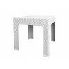 Mega Plast, záhradný stôl BISTRO polyratan, 42,5 cm, biely Mega Plast, záhradný stôl BISTRO polyratan, 42,5 cm, biely