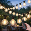 Záhradná LED girlanda – svetelná reťaz so žiarovkami E12 s diaľkovým ovládaním, IP44 25 Záhradná LED girlanda – svetelná reťaz so žiarovkami E12 s diaľkovým ovládaním, IP44 25