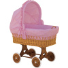 Mojžíšův košík pro miminko s boudičkou Scarlett Méďa - růžová Mojžíšův košík pro miminko s boudičkou Scarlett Méďa - růžová