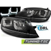 Přední světla VW Golf 7 VII, 2012-, LED Bar, černé Black line (s čočkou a homologovaným denním LED svícením - černý pruh BLACK Line) SLEVA 16% Přední světla VW Golf 7 VII, 2012-, LED Bar, černé Black line (s čočkou a homologovaným denním LED svícením - černý pruh BLACK Line) SLEVA 16%