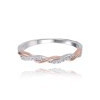 MINET JMAN0509RR51 - MINET Elegantní Rose gold stříbrný prsten s bílými zirkony vel. 51 MINET JMAN0509RR51 - MINET Elegantní Rose gold stříbrný prsten s bílými zirkony vel. 51