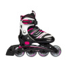 Muuwmi nastavitelné dětské inline brusle, růžové vel. 37-40 - 37 Muuwmi nastavitelné dětské inline brusle, růžové vel. 37-40 - 37