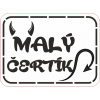Štítok - malý čertík Materiál/farba: Šedá koženka Štítok - malý čertík Materiál/farba: Šedá koženka
