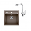 SET021 - Gránitový drez Blanco Dalago 5 káva + Kuchynská batéria Rosan S2 238201 chróm SET021 - Gránitový drez Blanco Dalago 5 káva + Kuchynská batéria Rosan S2 238201 chróm