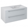 Sapho Wave Umyvadlová skříňka 89,7x45x47,8 cm, pravá, bílá WA093-3030 Sapho Wave Umyvadlová skříňka 89,7x45x47,8 cm, pravá, bílá WA093-3030